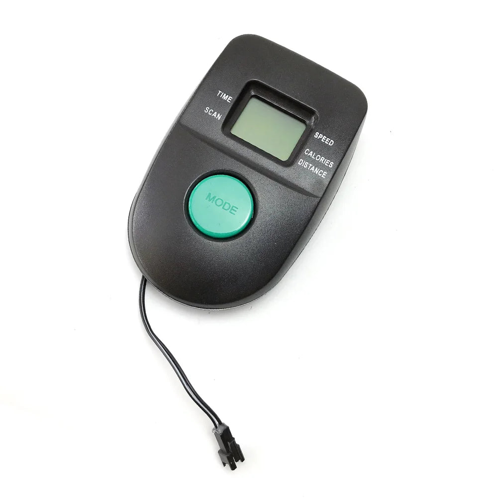 Fitness Exercise Bike Monitor With LCD Speedometer