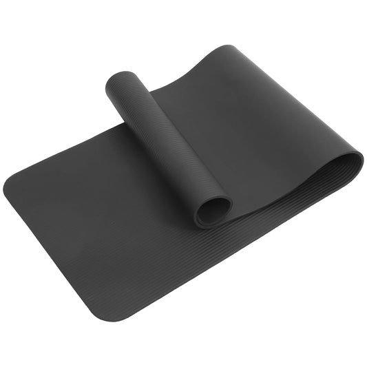 Black 183x61cm Treadmill Mat
