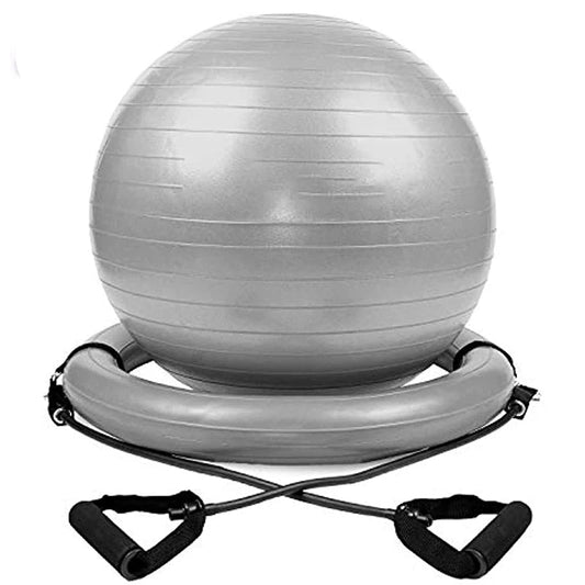 Stability Ball Chair With Inflatable Stability Base