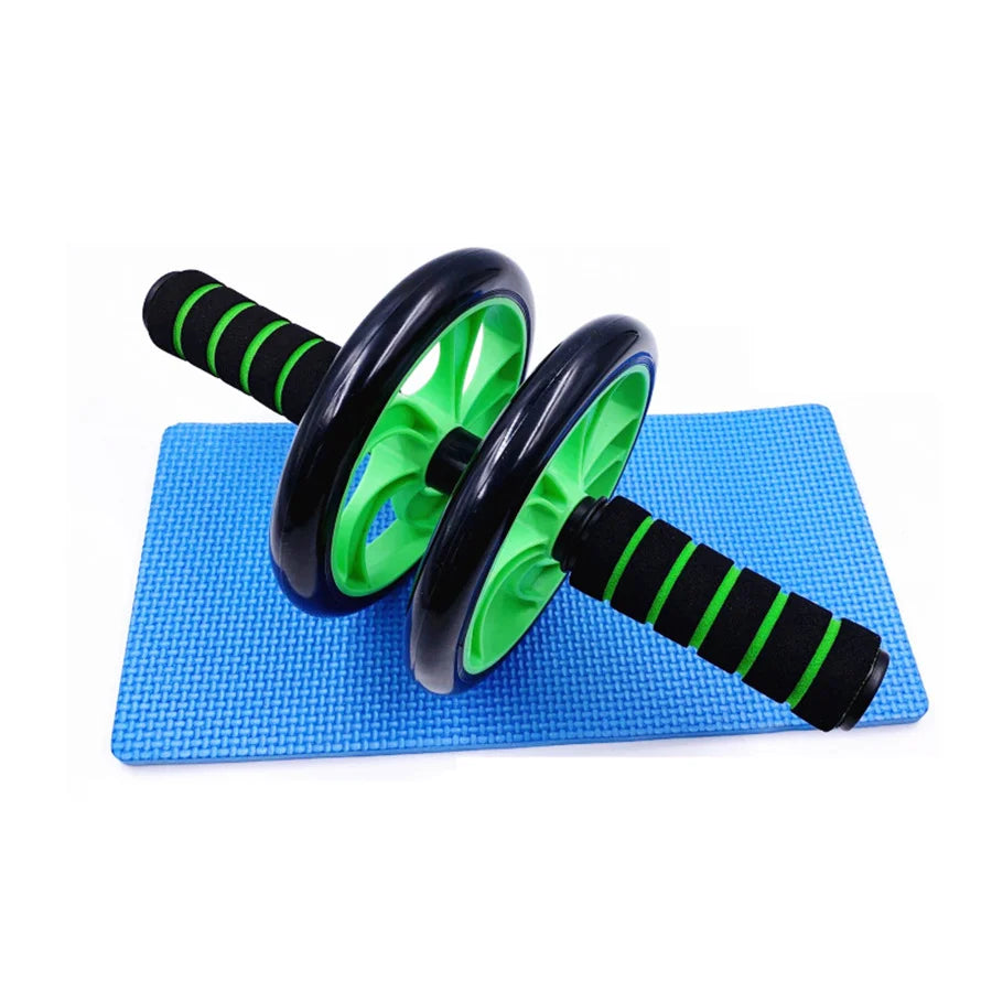 Abs Roller Fitness Equipment Mute Non-Slip Double-Wheel Abdominal Wheel